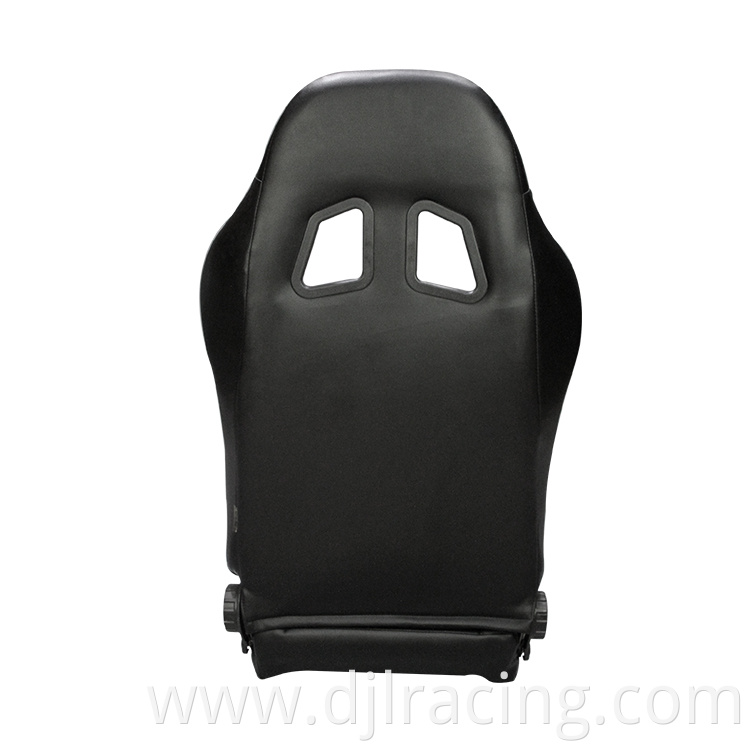 Universal racing car seat/pvc adjustable car play bucket racing seat